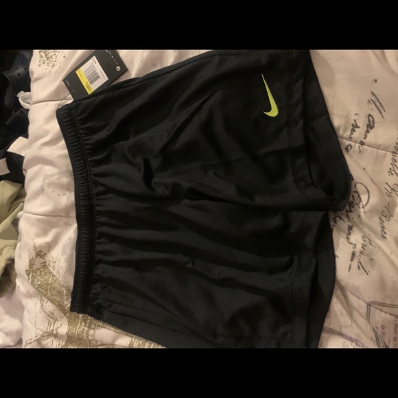 Black Nike Soccer/Running Shorts - Picture 1 of 3